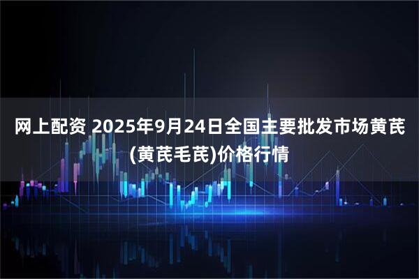 网上配资 2025年9月24日全国主要批发市场黄芪(黄芪毛芪)价格行情