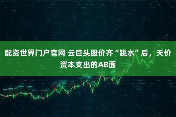 配资世界门户官网 云巨头股价齐“跳水”后，天价资本支出的AB面
